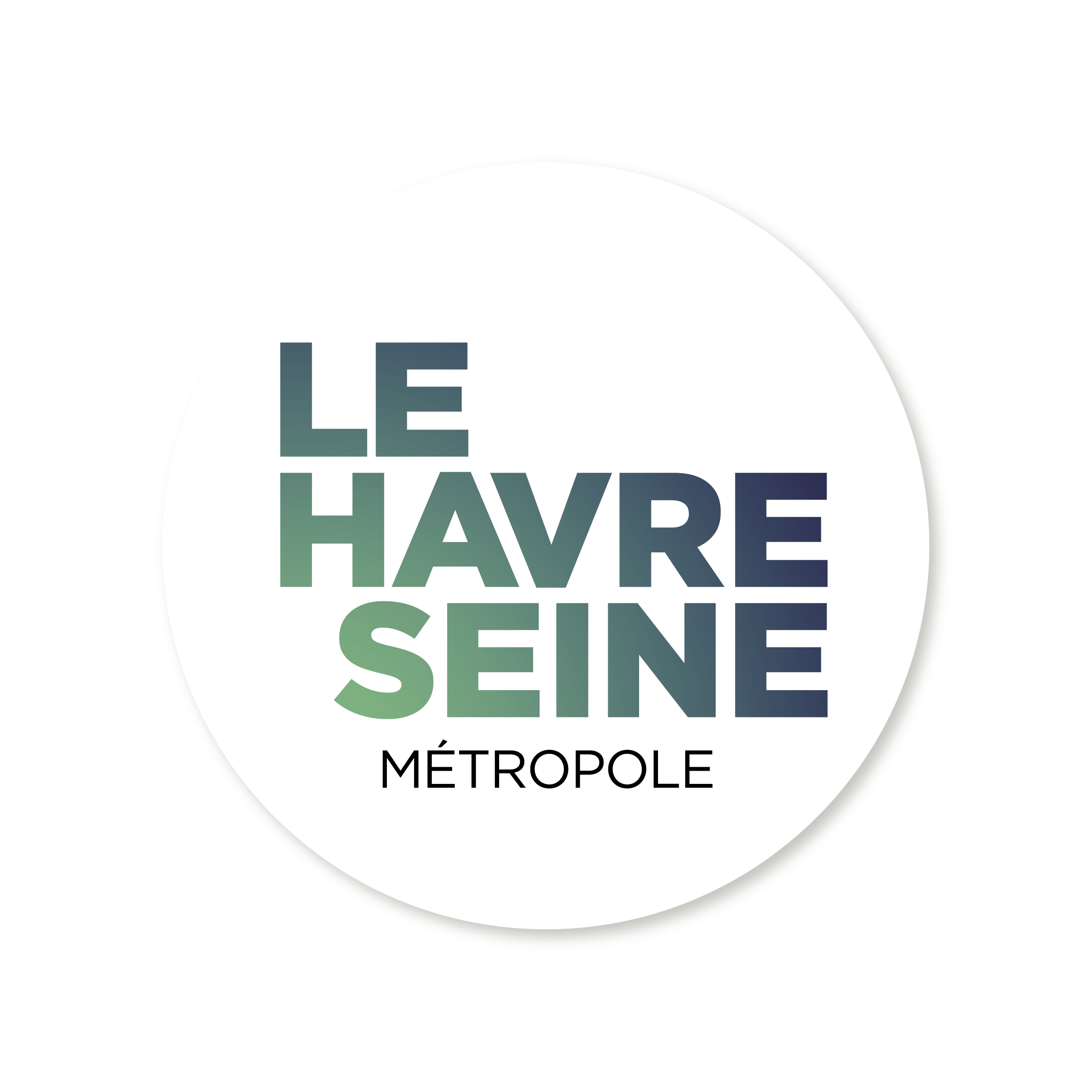 LOGO LE HAVRE SEINE MÉTROPOLE OMBRE