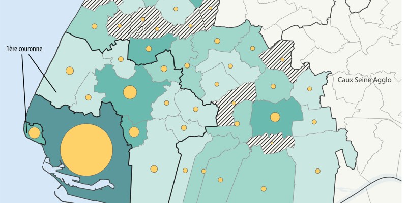 La vacance dans le parc privé de la Communauté urbaine du Havre (en 2021)