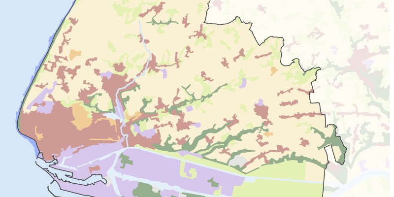 L'occupation des sols dans la communauté urbaine du Havre