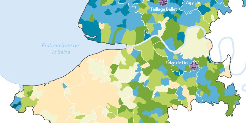La culture du lin dans l'estuaire de la Seine - Poids