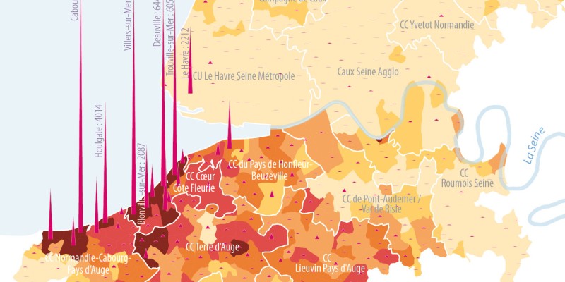 Les résidences secondaires dans les communes de l'estuaire de la Seine