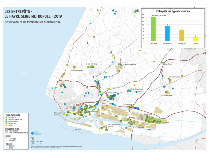 Carte - Les entrepôts - CU LHSM