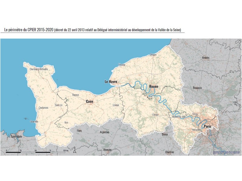 Carte CPIER Vallée de la Seine