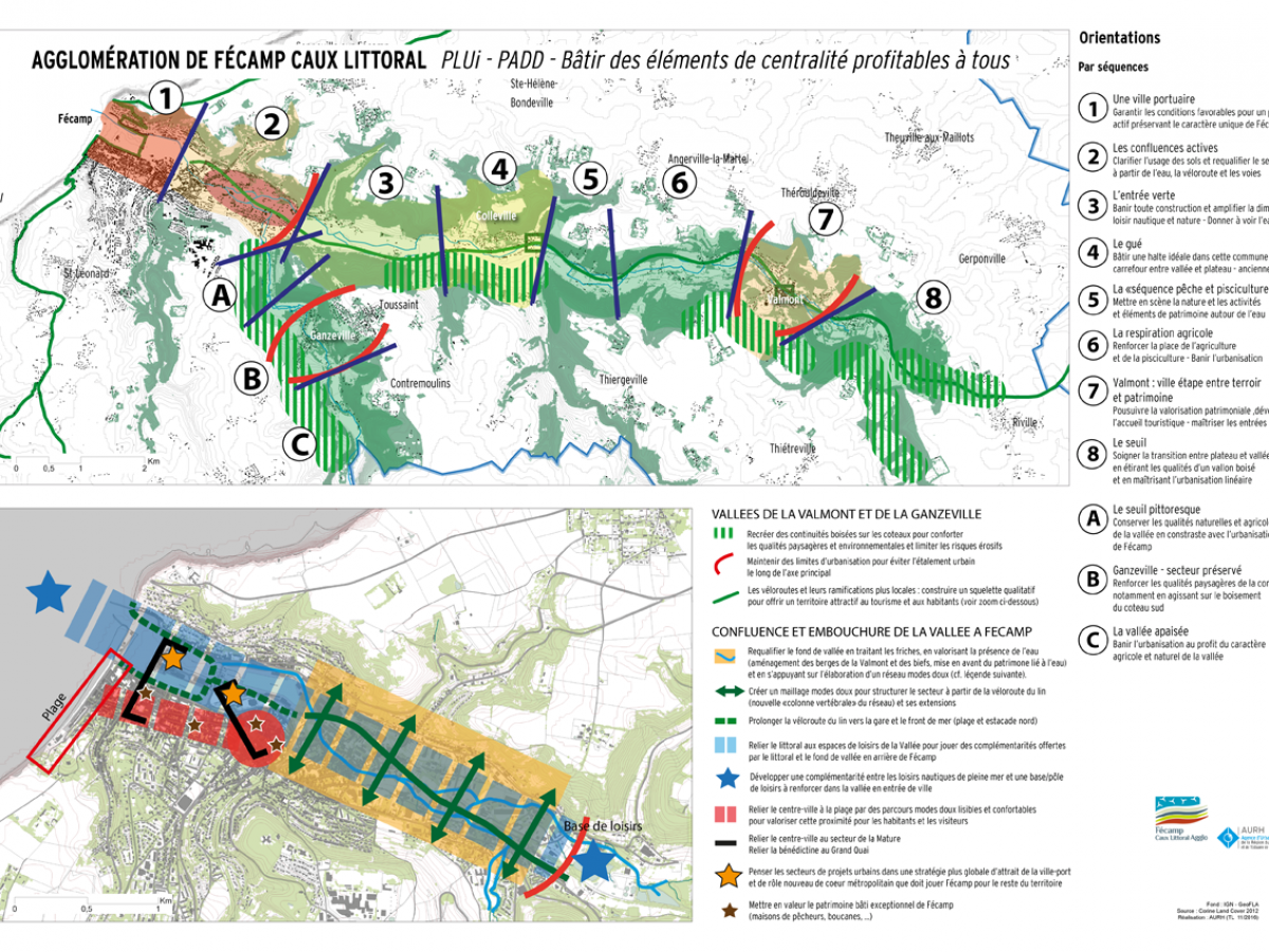 PLUi Fécamp - Carte PADD 1