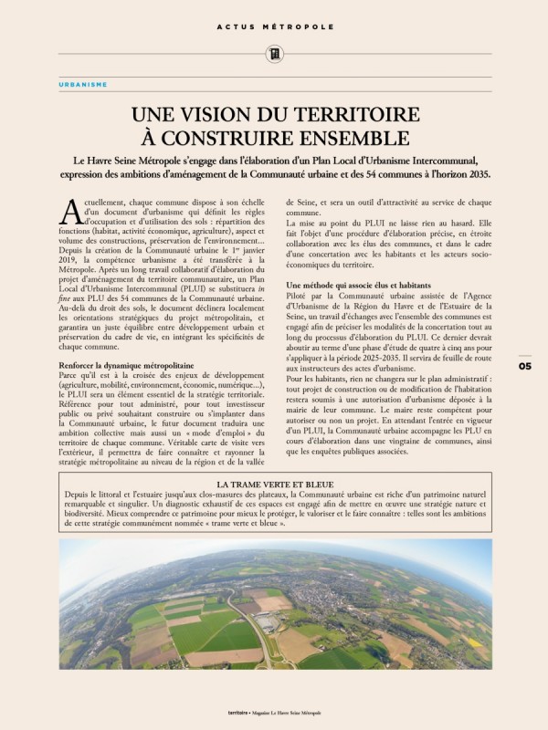 territoire - PLUi LHSM